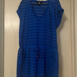 Calvin Klein Blue Women's Swim Coverup